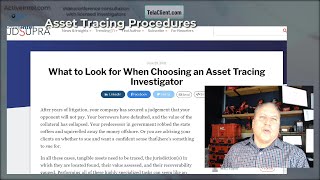 How Does Asset Tracing Work?