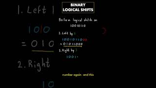 Performing a logical shift