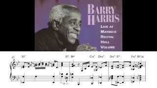 Barry Harris plays Parker's Mood (Live at Maybeck - transcription)