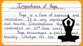 Essay On Importance Of Yoga In English || Importance Of Yoga Essay In English | योग के फायदे