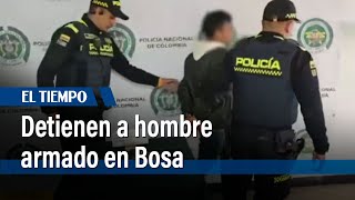 Capturan a hombre armado y con antecedentes que intimidaba a peatones en Bosa | El Tiempo