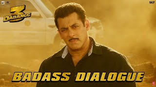 Dabangg 3: Badass Dialogue | Salman Khan | Sonakshi, Sudeep, Arbaaz | Prabhu Deva | 20th Dec'19