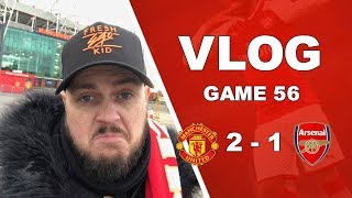 MAN UNITED 2 v 1 ARSENAL - I AM PROUD OF THE TEAM TODAY - MATCHDAY VLOG