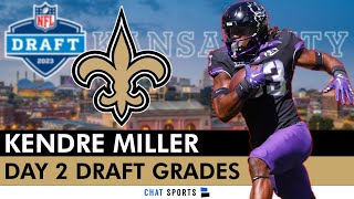 Saints Draft Grades On Isaiah Foskey & Kendre Miller From Day 2 + 2023 NFL Draft Day 3 Targets