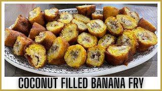 Coconut Filled Banana Fry | പഴം നിറവ് | പഴം നിറച്ചത് | Cook4FunS