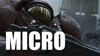 Starcraft 2: Marine Splitting Micro, Marine Control (FULL CLEAR!)