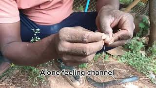 மீன் தூண்டில் செய்வது எப்படி#Alone feeling channel#viralvideos#fishing#fishingtips#fishingtechniques