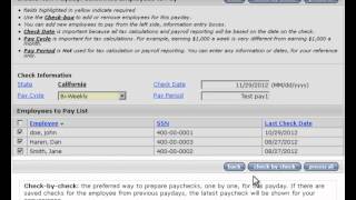 1: Managing Paychecks and Paydays