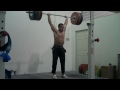 clean and jerk 180 kg jon north at practice