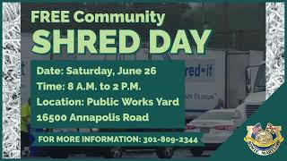 Shredding and Recycling event