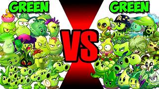 OLD GREEN vs NEW GREEN  - Who Will Win? - Pvz 2 Team Plant vs Team Plant