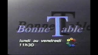 Pub Québec - Bonne Table à TQS (1990)