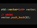 Stop using std::vector wrong