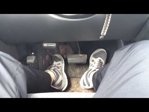 Leg position while driving Leg position while driving