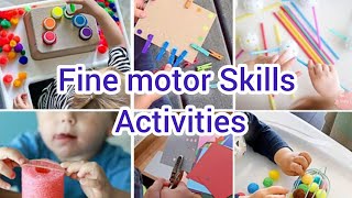 Motor skills Activities for 1-3 year kids/ Fine motor skills / Cognitive development activities/