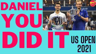 Daniil Medvedev vs Novak Djokovic Highlights | 2021 US Open Final | Daniel Won Us open 2021 |