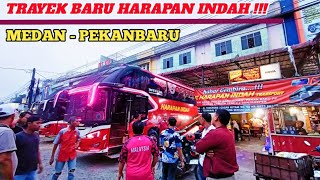 Bus Harapan Indah buka trayek baru (Medan - Pekanbaru)‼️Unit lintas tanah gayo main ke lintas timur