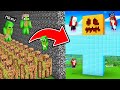 JJ Family Trolled Mikey Family in Super Mob Battle in Minecraft! (Maizen)