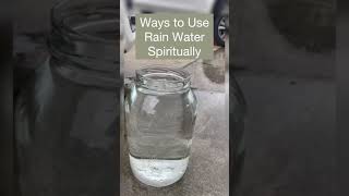 SPIRITUAL BENEFITS OF RAINWATER #spiritualtools #safehandstv