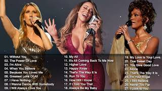 Celine Dion, Whitney Houston, Mariah Carey,  Greatest Hits playlist - Best Songs of World Divas 2023