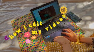 📽 ❛ how i edit aesthetic video ༉‧₊ [ equipment • editing software • overlays • effect ]