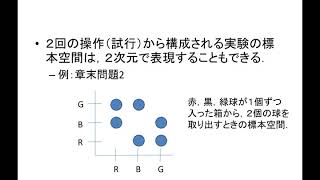 2020年度「統計入門」第４回：確率（1-2）標本空間（字幕編集済み）