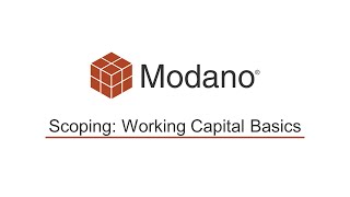 Scoping - Working Capital Basics