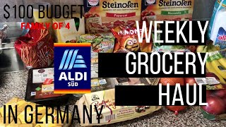 GROCERY SHOP WITH ME | AMERICAN IN GERMANY | ALDI HAUL | ON A BUDGET