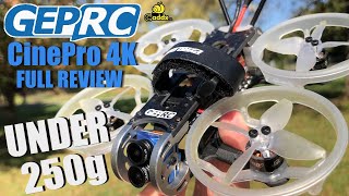 GepRC CinePro 4K HD Drone (Full Review \u0026 Flight Video)