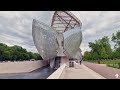 4k paris 🇫🇷 louis vuitton foundation how is it inside