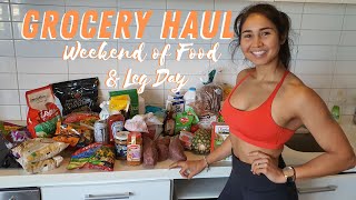 FULL Grocery Haul, Eating Out, Booty Band & Core Workout | End of Isolation