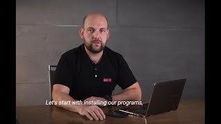 Tutorial video no. 1 - Connecting Aco devices to the PC - English subtitles