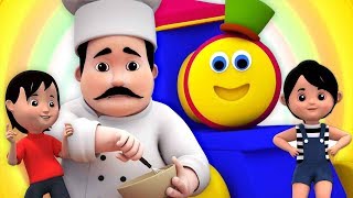 ボブ・トレイン| マフィンマン| 子供のための童謡| 日本の韻| 童謡 | 赤ちゃんのための歌 | The Muffin Man | Bob The Train Japan