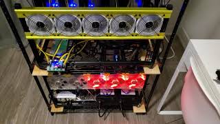 6 x 1660 Super ETH Mining Rig Capacity Reached!