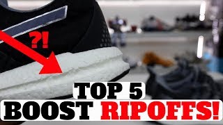 Top 5 ADIDAS BOOST Ripoffs From Other Brands!