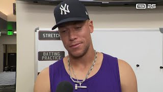 Aaron Judge on successful challenge & the Yankees' hot start
