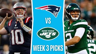 Patriots vs Jets Best Bets | Week 3 NFL Picks and Predictions
