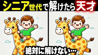 【難しいけど夢中になる間違い探しクイズ】絶妙な問題で脳が目覚める！33連発総集編