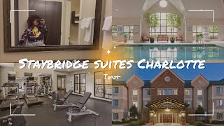 Staybridge suites Charlotte Ballantyne Hotel tour #travel #vacation #travelvlog