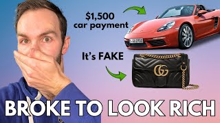 YOUR LUXURY CAR AND DESIGNER ITEMS ARE EMBARASSING