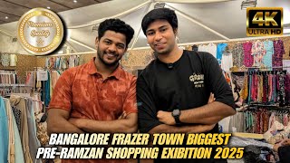 Bangalore Frazer town biggest pre-ramzan shopping exhibition 2025 full detail video