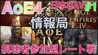 [AoE4] 日本の女武者で行く！ 遂にあの人が帰ってきた！！　参加者募集チームレート戦 [Age of Empires IV]