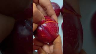 Plum Fruit |Aloo Bukhara Cutting |#beauty #tasty #fruit #plum #cutting