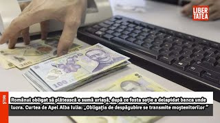 Românul obligat să plătească o sumă uriașă, după ce fosta soție a delapidat banca...|Libertatea