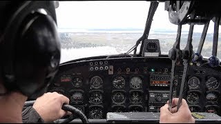 Catalina and  787 landing cockpit view