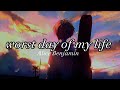 Alice Benjamin - worst day of my life // nightcore version