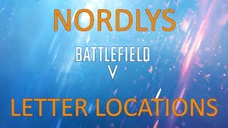 BFV: Nordlys - All Letter Locations