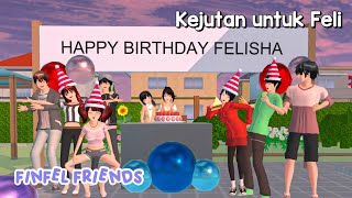 Finfel Friends (happy birthday felisha!) || drama sakura school simulator