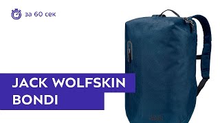 Рюкзак Jack Wolfskin Bondi Poseidon Blue. Обзор за 60 секунд