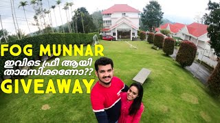 GiveAway | മഞ്ഞ് പെയ്യുന്ന മുന്നാറിൽ ഫ്രീ ആയി താമസിക്കാം | Fog Munnar Resort | Pineapple Couple |